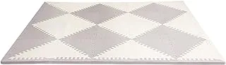 Skip Hop Playspot Geo Foam Floor Tiles, Grey/Cream, 178x142x1.5 cm (Pack of 1)