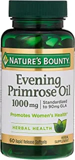 Nature's Bounty Nature's Bounty, Evening Primrose Oil, 1,000 mg, 60 Rapid Release Softgels