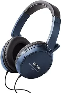 Edifier H840 Audiophile Over-the-ear Headphones - Hi-Fi Over-Ear Noise-Isolating Closed Monitor Music Listening Stereo Headphone Blue, Wired