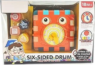 Generic Six-Sided Drum Stacker Toy with Lights & Sounds, Infant Toys