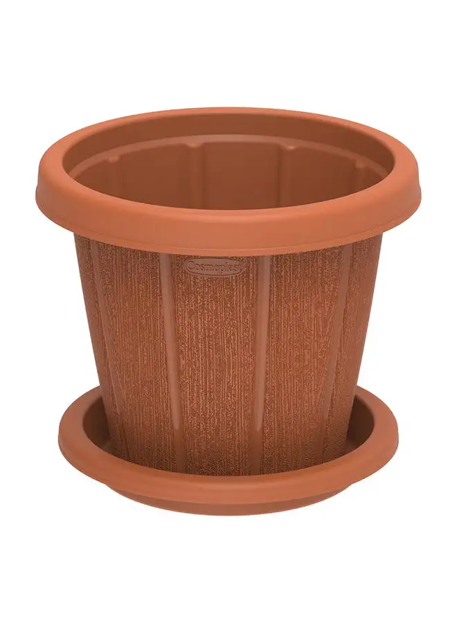 Cosmoplast Flower Pot 16 Comp- Terracota