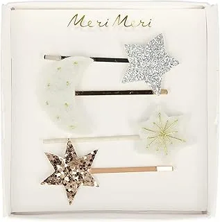 Meri Meri Moon & Star Hair Slides 4 Pieces