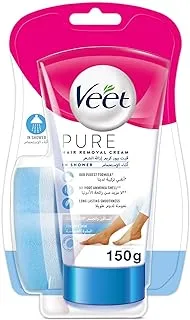 Veet Pure In Shower Hair Removal Cream For Sensitive Skin, 150 g