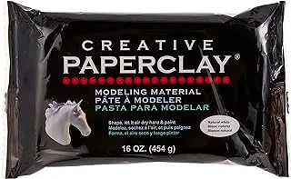 Creative Paperclay for Modeling Compound, 16-Ounce, White