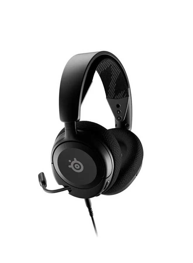 steelseries Arctis Nova 1 Multi-System Gaming Headset — Hi-Fi Drivers — 360° Spatial Audio — Comfort Design — Durable — Ultra Lightweight — Noise-Cancelling Mic — PC, PS5/PS4, Switch, Xbox