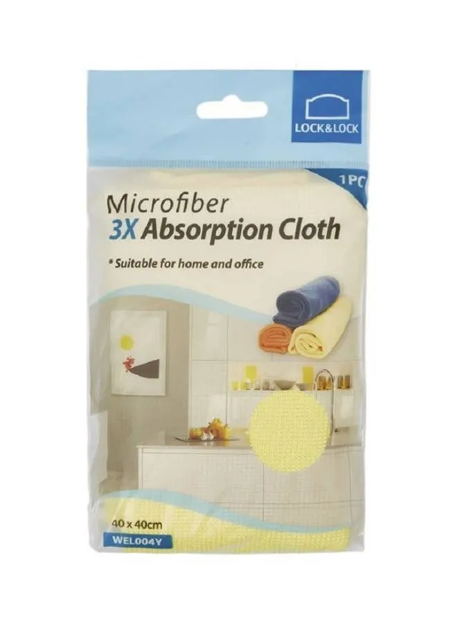 LOCK & LOCK Microfiber Absorption Cloth Yellow 40X40cm