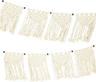 Talking Tables Boho Macrame Garland 1.3 Meter Length, Cream