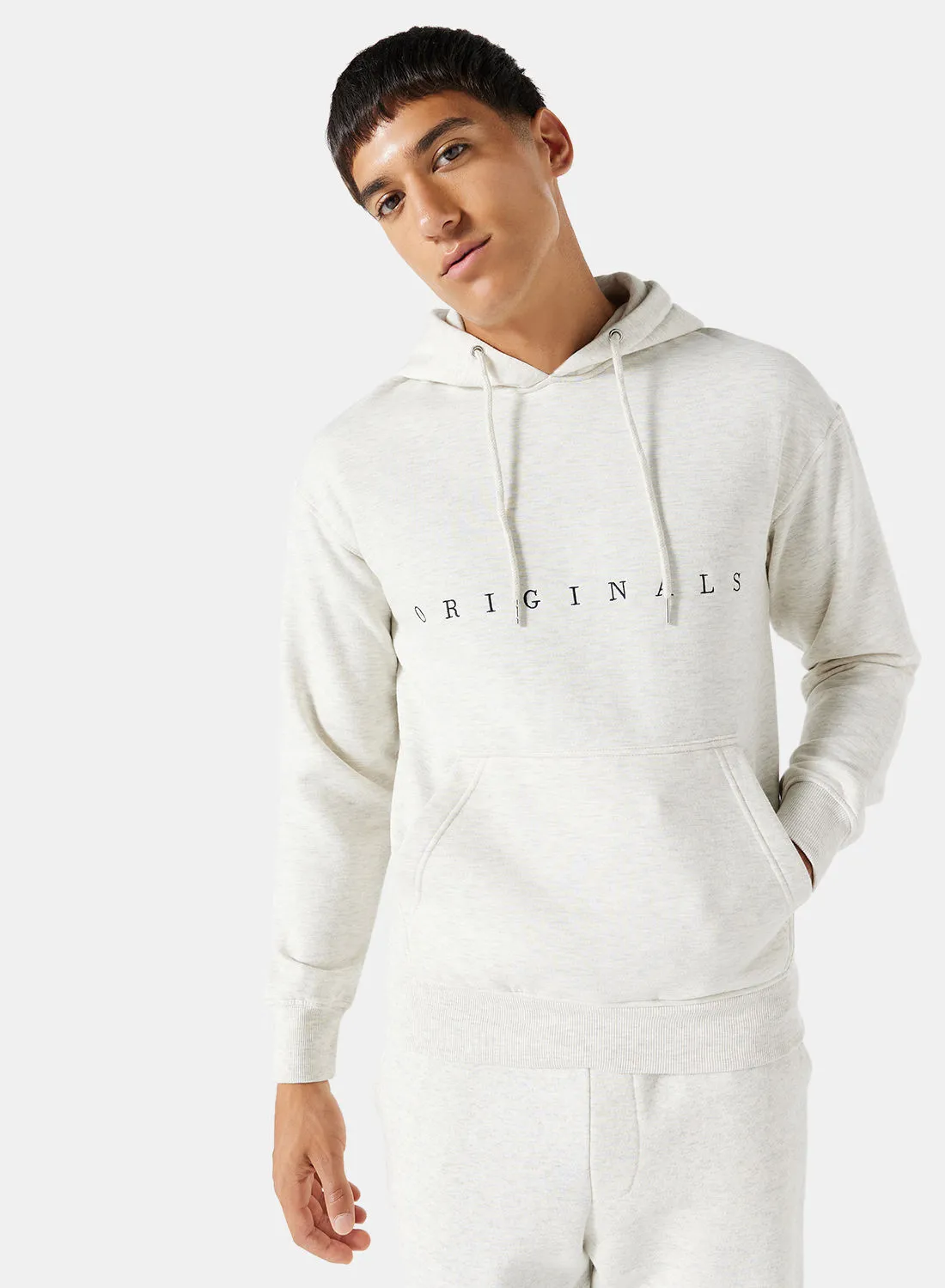 JACK & JONES Logo Relaxed Fit Hoodie