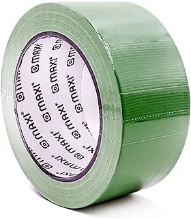 Maxi MX-‎DT48G-25Y 48Mm X 25Yds Duct Tape Green, Waterproof Strong Adhesive for Patching, Sealing, Securing Cables and Labelling, Heavy Duty Indoor & Outdoor Use