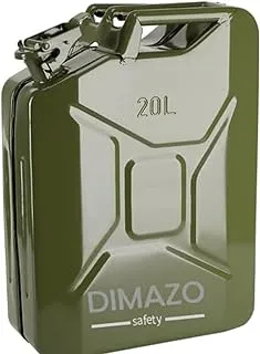 PETROL JERRY CAN - 20L - STEEL - HEAVY DUTY -DIMAZO