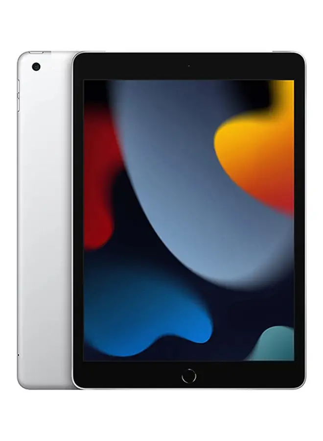 Apple iPad 2021 (9th Generation) 10.2-Inch, 64GB, WiFi, Silver With Facetime - International Version