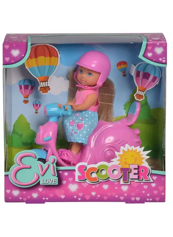 Evi Love 4-Piece Scooter Doll Set