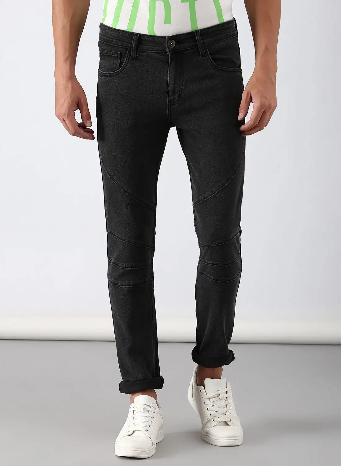 ABOF Slim Fit Jeans Grey