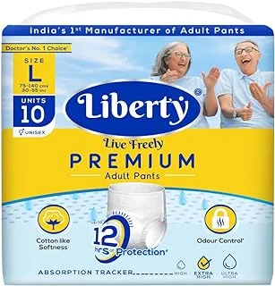 Liberty Adult Pants Extra Absorbent, Large (30-55 Inches), 10 Units