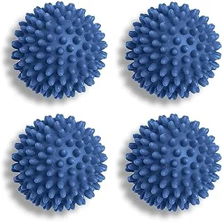 Whitmor Dryer Balls - Eco Friendly Fabric Softener Alternative (Set of 4),Blue