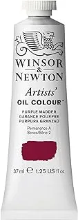 Winsor & Newton 1214543 Artists' Oil Color Paint, 37-ml Tube, Purple Madder