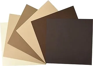 حزمة بطاقات My Colors Cardstock مقاس 12 × 12 بوصة بألوان قماشية