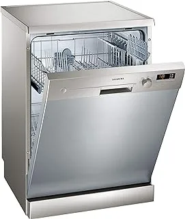 Siemens 5 Programs 12 Place Settings, Free Standing Dishwasher, Silver Sn25D800Gc.