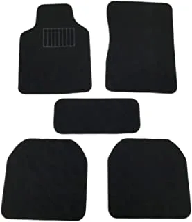 Universal Car Mats Set 5 Pieces Black