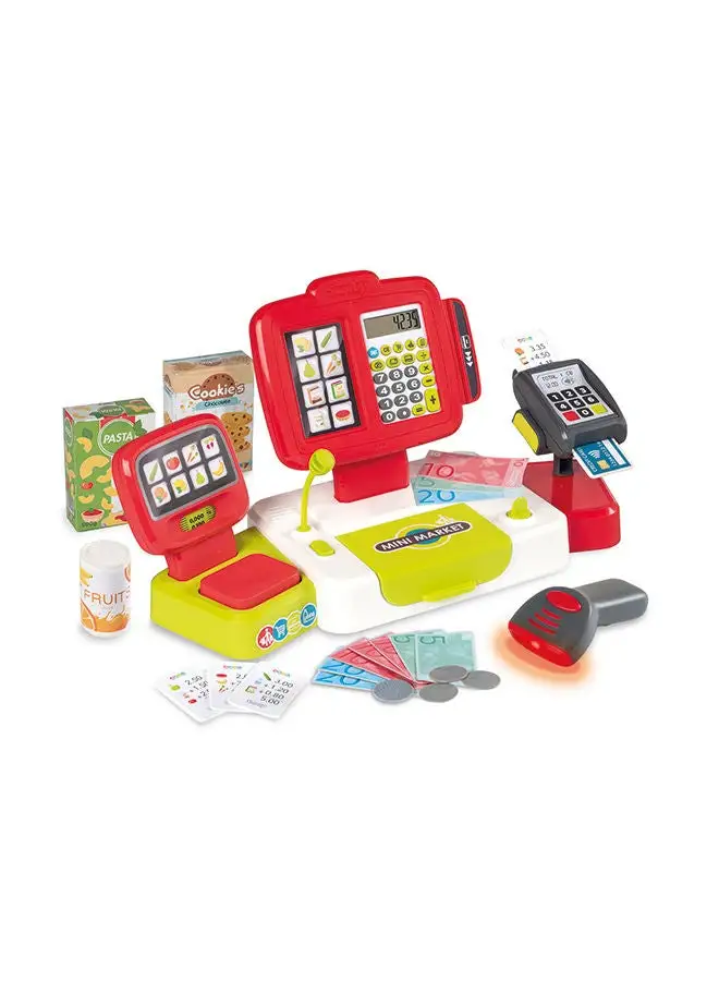 Smoby Large Cash Register Red