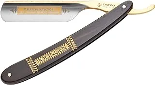 DOVO Bizmark Straight Razor with Ebony Wood Handle 6/8''