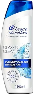 Head & Shoulders Classic Clean Anti-Dandruff Shampoo for Normal Hair, 190 ml