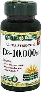 Nature's Bounty - Ultra Strength Vitamin D3 10000 Iu 72 Softgels