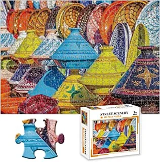 Little Story Jigsaw Puzzle لعبة تعليمية وممتعة (فن وثقافة مغربية) - 500 قطعة