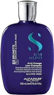 Alfaparf Milano Semi Di Lino Brunette Anti-Orange Low Shampoo 250Ml - Mild Anti-Orange Shampoo