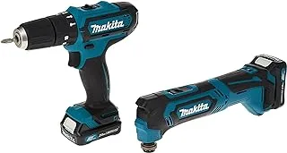 Makita CLX203AX4 Percussion Driver Drill and Multi Tool Combo Kit