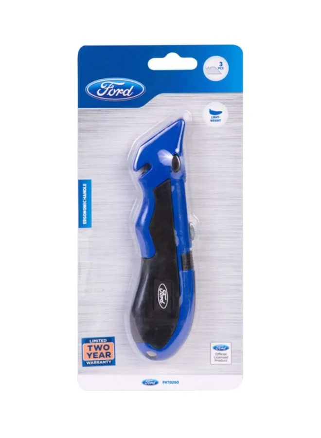 Ford Utility Folding Knife Cutter Black/Blue