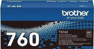 Brother Genuine Cartridge TN760 High Yield Black Toner,1 Pack