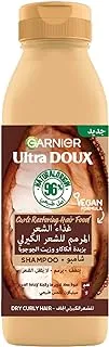 Garnier Ultra Doux Cocoa Butter Hair Food Shampoo for Dry Curly Hair 350.0 milliliters, 1.0 count,