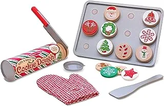 Melissa & Doug Slice and Bake Wooden Christmas Cookie Play Food Set