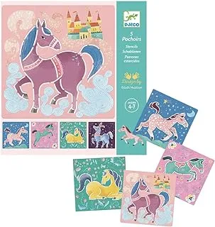 Djeco Horses Stencils