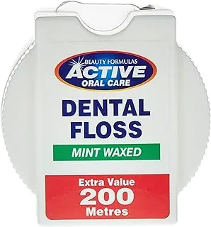 Beauty Formulas ACTIVE MINT WAXED 200M DENTAL FLOSS