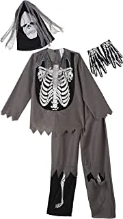 Mad Costumes Ghostly Skeleton Halloween Costume for Kids, X-Large