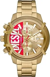 Diesel Griffed Chronograph Gold-Tone Stainless Steel Watch, One Size