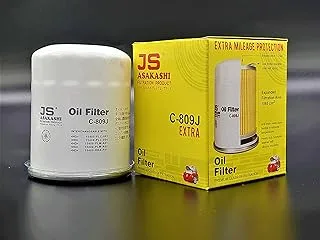 JS ASAKASHI ENGINE OIL FILTER C809J FOR HONDA (15400-P0H-004/305, 15400-PC6-003/4, 15400-PFB-014, 15400-PLC-003/4, 15400-PLM-A01/2, 15400-R5G-H01, 15400-RAF-T01, 15400-RTA-003/4)