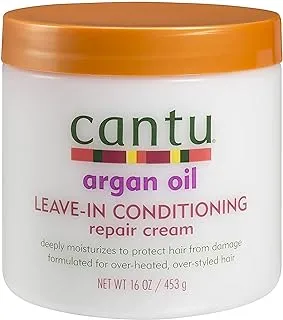 Cantu Argan Oil Leave-In Conditioning Repair Cream, 16oz (453g)