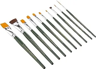 Plaid Folkart-Brush Set, synthetic, Multi-Colour, Medium