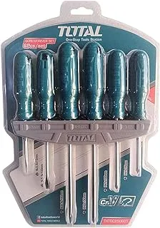 Screwdriver set 6 pieces with a handle item 4738