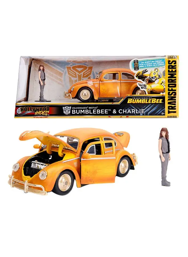 JADA Transformers Bumblebee Vw Beetle 1:24