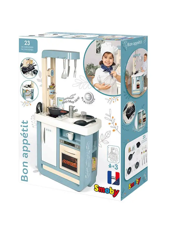 Smoby Bon Appetit Kitchen With 23 Accessories