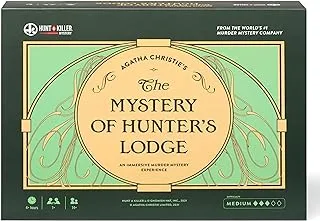 Hunt A Killer & Agatha Christie's The Mystery of Hunter's Lodge - Murder Mystery Game for True Crime Fans with Evidence & Puzzles - Solve Crimes at Date Night or Family Game Night - Age 14+, One Size