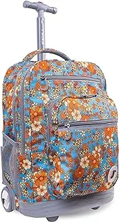 J World New York Unisex's Sunrise Rolling Backpack