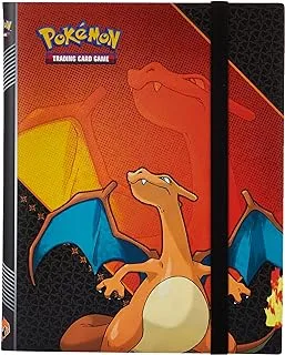 Ultra Pro Pokemon: Charizard 9-Pocket Full-View PRO Binder Red