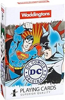 Waddingtons Winning Moves Waddingtons Number 1 Playing Card DC Superhero Retro, One Size