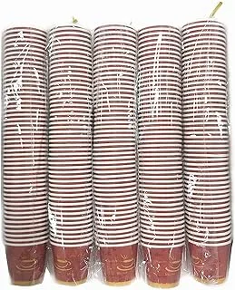 2000-Piece/Full carton Paper Kahwa Cups/Arabic Cawa Cups 2.5oz(1 Carton-Very Small Cups)-Alsaqer Disposable Paper Cup for Black Tea and Turkish Cofee-Multicolours