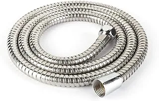 Stainless Steel Flexible Shower Hose 1m/1.2m/1.5/2m Long Bathroom Water Extension Plumbing Pipe Pulling Spring Tube